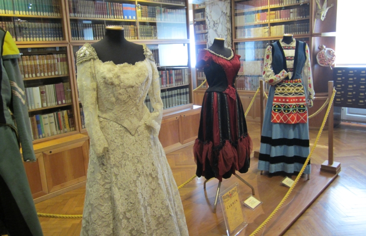 Фото в музее театра Ла Скала