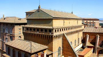 Сикстинская капелла в Ватикане - вид снаружи