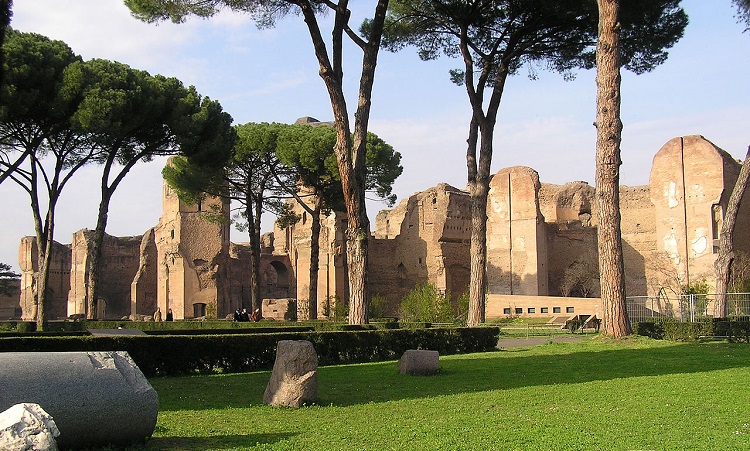 Описание достопримечательности - терм Каракаллы в Риме