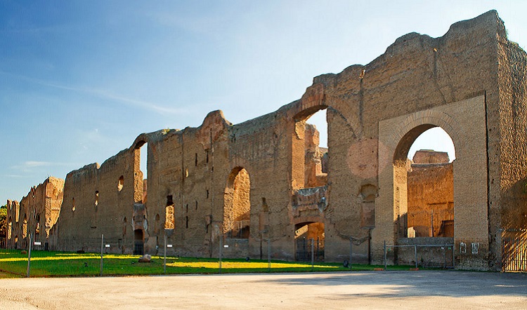 Прогулка по античным баням - термам Каракаллы