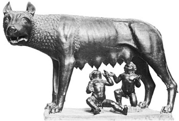 Как появилась скульптура Капитолийская волчица в Риме - несколько версий